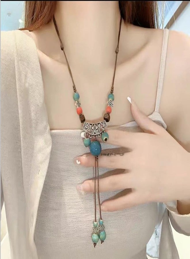DCELLA قلادة DCELLA ashion الأنيقة والعصرية المستوحاة من المشاهير، بتصميم سلسلة فاخرة للنساء والفتيات (عبوة من قطعة واحدة) - Image 5
