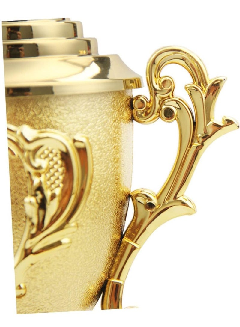 جفتكس 20cm Height Small Size Gold Plated Cup Trophy Award - Image 2