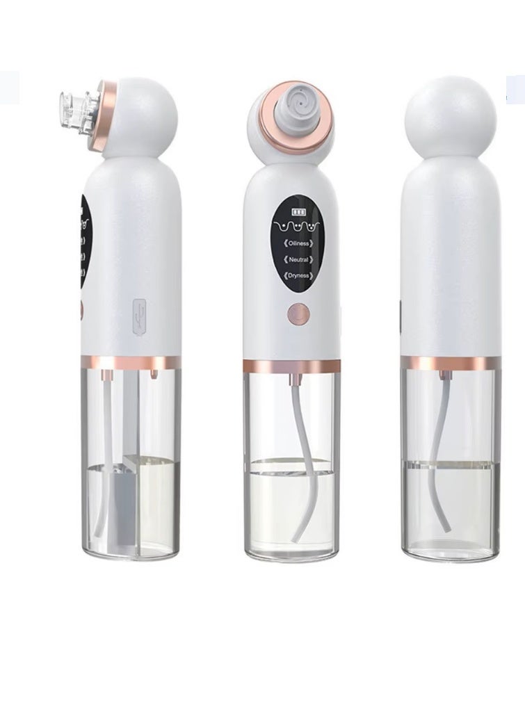 أداة إزالة الرؤوس السوداء الكهربائية للاستخدام المنزلي أداة تجميل فقاعات صغيرة لتنظيف المسام جهاز شفط الرؤوس السوداء - Image 4