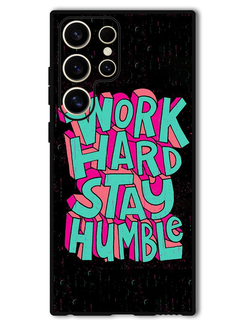 Theodor Protective Case Anti Scratch Shock Proof Bumper Cover For Samsung Galaxy S24 Ultra Work Hard - Image 1