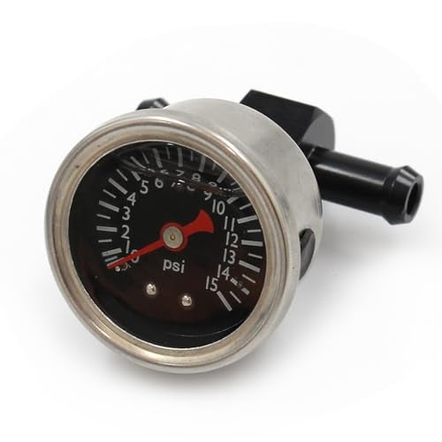 LVOUP Manual Adjustable 1-5 PSI Fuel Pressure Regulator Carburetor Carb Fuel Pump Kit with 0-15 PSI Pressure Gauge and Fuel Block - Image 4