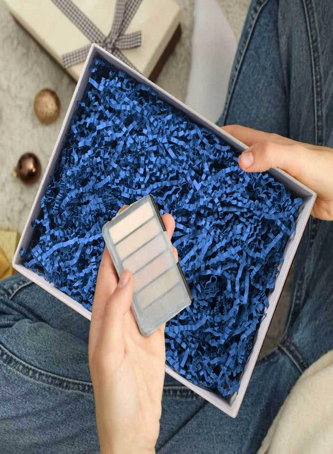 NEWMIAO 1 LB Dark Blue Crinkle Cut Paper Shred Filler for Gift Baskets Stuffing, Shredded Crinkle Paper for Gift Box Bag Basket Filler Decoration Christmas Wedding Birthday Bridesmaid Gift Wrapping - Image 5
