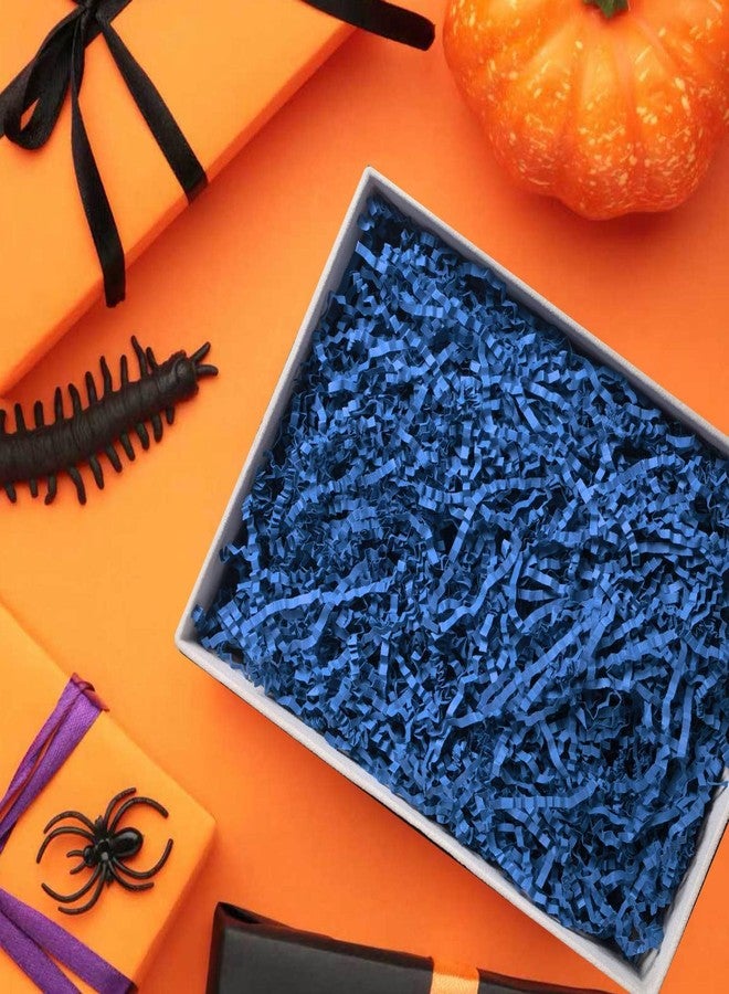 NEWMIAO 1 LB Dark Blue Crinkle Cut Paper Shred Filler for Gift Baskets Stuffing, Shredded Crinkle Paper for Gift Box Bag Basket Filler Decoration Christmas Wedding Birthday Bridesmaid Gift Wrapping - Image 3