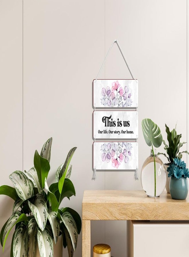 Blue Finch Home Decor Wall hanging This Is Us Wall Art for Wall Decor or Living Room Wall Decoration Items | House Decor | Home Decoration Items - Image 2