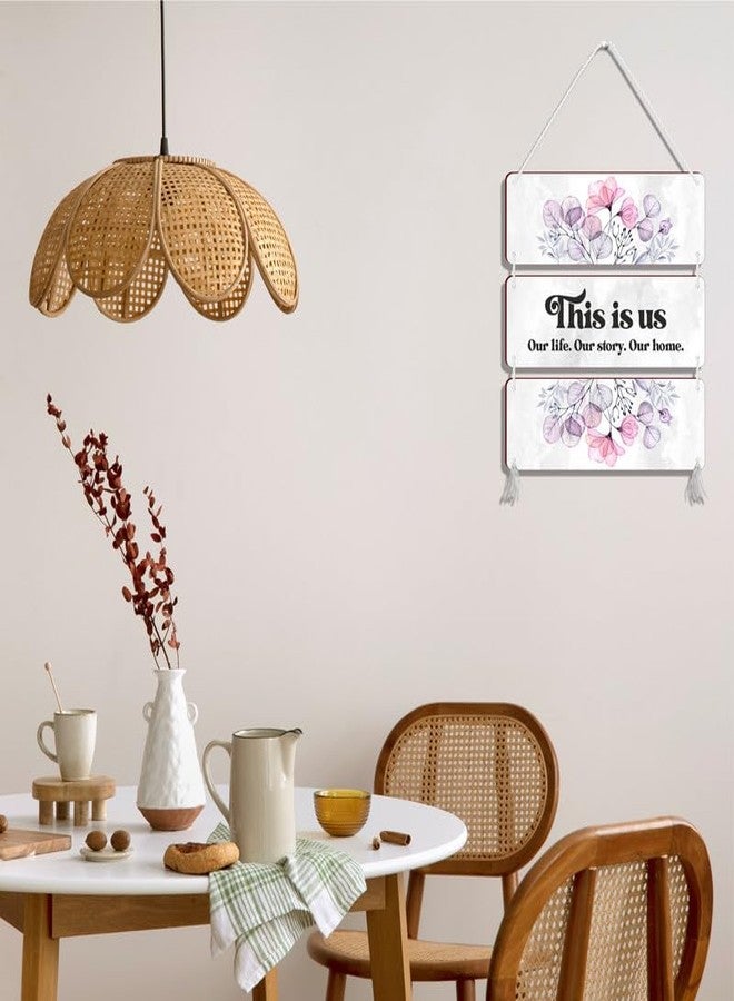 Blue Finch Home Decor Wall hanging This Is Us Wall Art for Wall Decor or Living Room Wall Decoration Items | House Decor | Home Decoration Items - Image 3