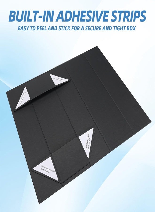 RLAVBL 4 Pack Card Storage Boxes Black - Image 5