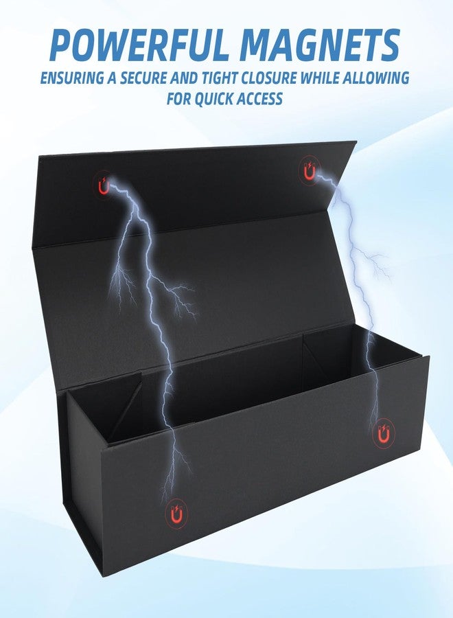 RLAVBL 4 Pack Card Storage Boxes Black - Image 4