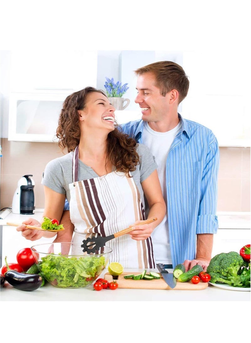 "12-Piece Silicone Cooking Utensil Set – Heat-Resistant Spatulas and Spoons for Non-Stick Cookware (Black)" - Image 3