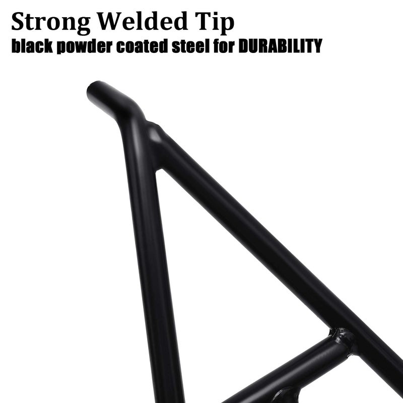 Eapele Triangle Stand for Dirt Bike, Solid Steel Structure Dirt Bike Stand, Universal for 80-500cc Supermoto Motocross Enduro Pit Bike-Black - Image 2