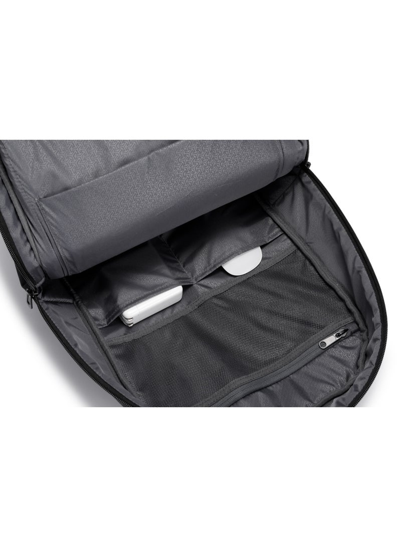 كينغسونز حقيبة لابتوب Kingsons مقاس 15.6 بوصة 🎒 لون أسود – مقاومة للماء 💧، جيب مبطن للابتوب 💻، جيب للـ iPad 📱، 4 جيوب إضافية للإكسسوارات 🔌، تصميم عملي مريح، مع حزام حقيبة السفر الخلفي 🧳 مثالية للطلاب، العمل والسفر ✈️ - Image 4