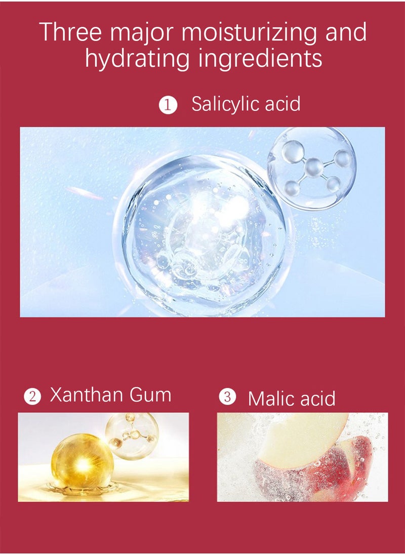 ZHENXIU - Fruit Acid Salicylic Acid Essence, Mild Moisturizing Hydrating Nourishing Anti-Aging Facial Serum for Pure Acne Blackheads Wrinkles, Pore Minimizer Serum 30ml - Image 1