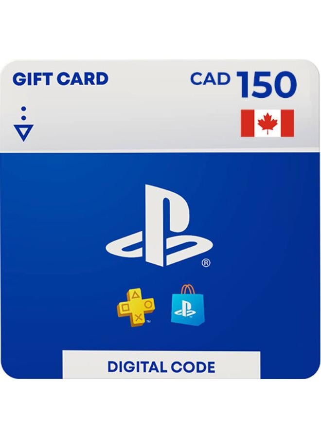 PlayStation Store DIgital Code Gift Card - Canada  150 USD