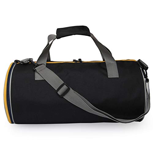 Sfane Sports Black & Navy Gym Bag/Duffle Bag/Sports Bag/Shoulder Bag/Sports Bags/Gym Bags for Men & Women with Shoe Compartment - Image 2