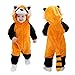TONWHAR Infants Toddlers Halloween Cosplay Outfit Kids Raccoon Costume Playwear1218 MonthsOrange - Image 3