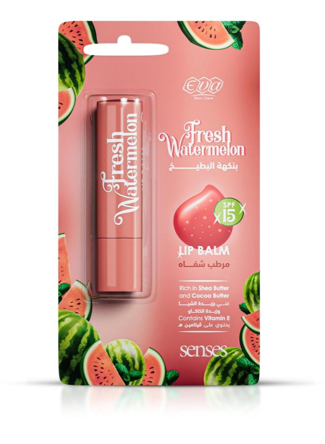 إيفا مرطب شفاه إيفا سكين كير سينسز - بنكهة البطيخ المنعش ٤ غرام