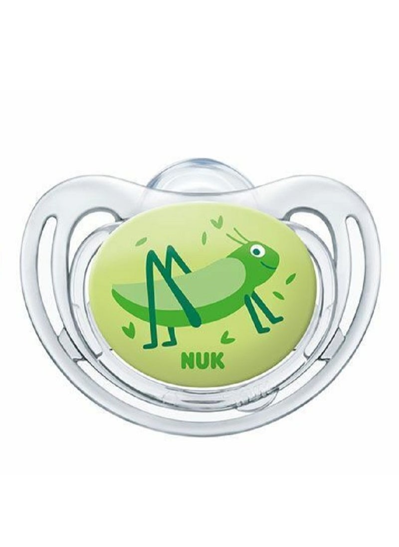 Nuk Silicone Soother grasshopper Freestyle Classic Pack of 1 - pzsku/Z2DC6F93BB79DC13ABC55Z/45/_/1701675326/d954012c-9d3e-42ff-aeee-3b6a0a505f89