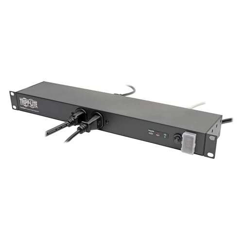 Tripp Lite تركيب Tripp Lite 12 مخرج PDU Isobar واقي من زيادة التيار، 15A، 3840 جول، سلك بطول 15 قدم مع قابس 5-15P، تركيب 1U، ضمان مدى الحياة من الشركة المصنعة وتأمين بقيمة 25,000 دولار (ISOBAR12ULTRA) - Image 4