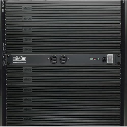 Tripp Lite تركيب Tripp Lite 12 مخرج PDU Isobar واقي من زيادة التيار، 15A، 3840 جول، سلك بطول 15 قدم مع قابس 5-15P، تركيب 1U، ضمان مدى الحياة من الشركة المصنعة وتأمين بقيمة 25,000 دولار (ISOBAR12ULTRA) - Image 3