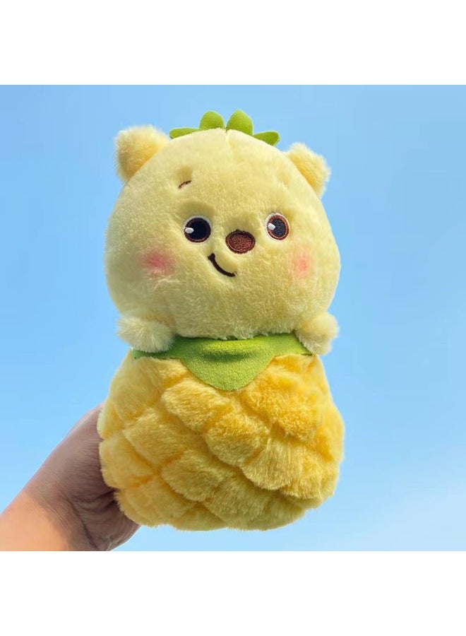 New Grab Doll Machine Doll Eight-inch Plush Toy Wedding Throw And Print Logo Push Activity Gift