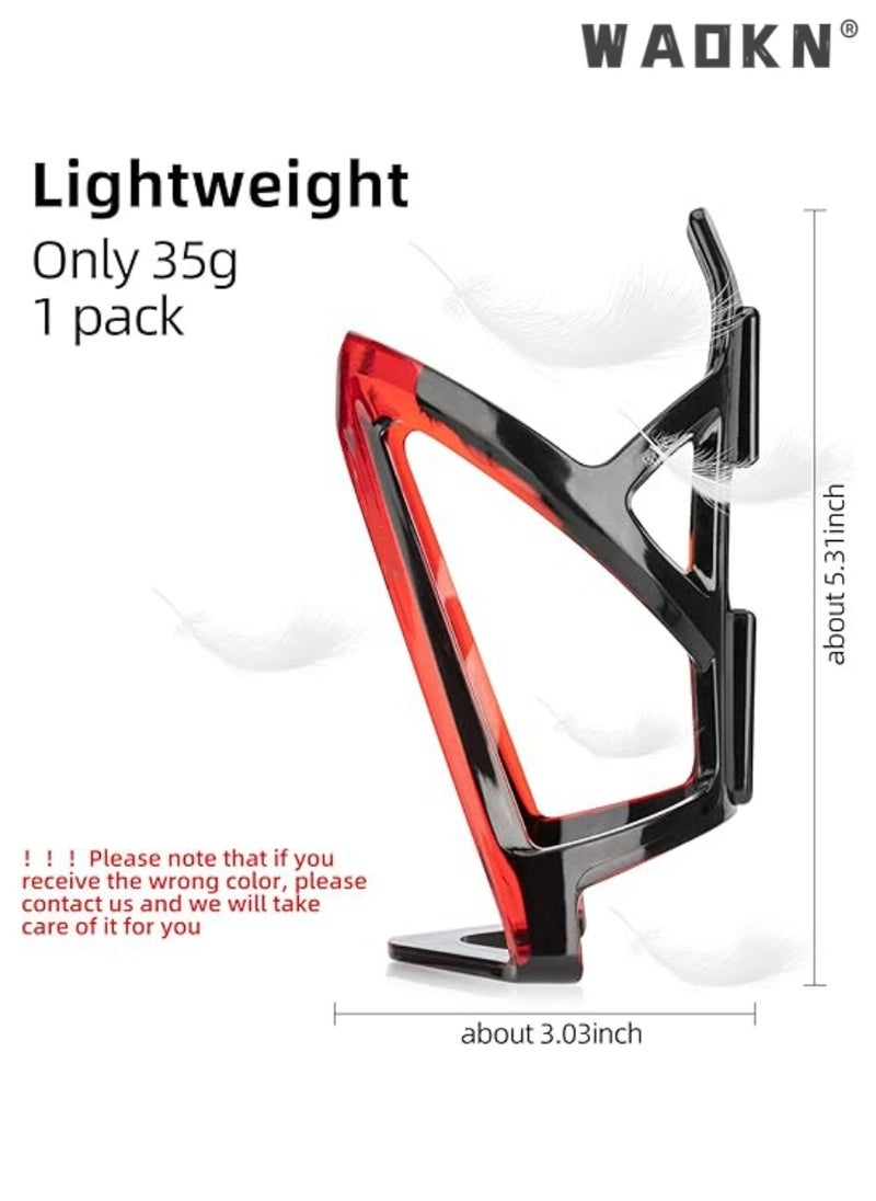 WAOKN Bike Water Bottle Holder Ultra-Light Bicycle Bottle Cages with Screws Tool, Universal Bike Cup Holder Rack for Road MTB Bikes  - Image 3