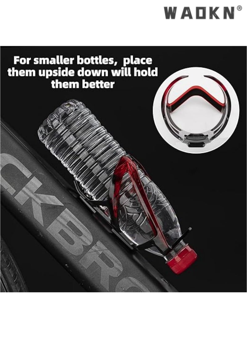 WAOKN Bike Water Bottle Holder Ultra-Light Bicycle Bottle Cages with Screws Tool, Universal Bike Cup Holder Rack for Road MTB Bikes  - Image 4