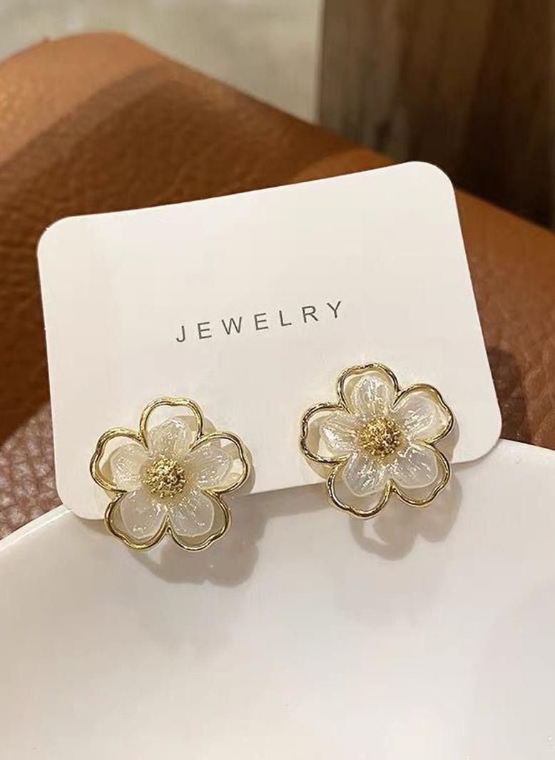 انيق نمط المأدبة زهري حبة مجوهرات ابيض - Image 2