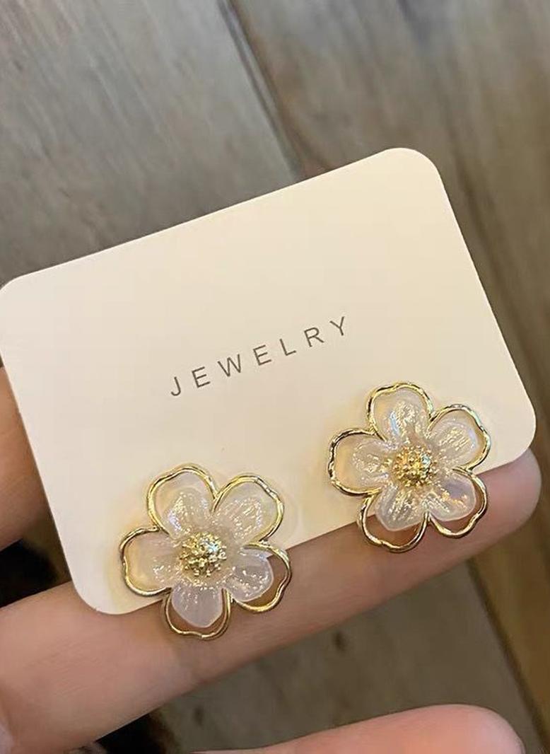 انيق نمط المأدبة زهري حبة مجوهرات ابيض - Image 3