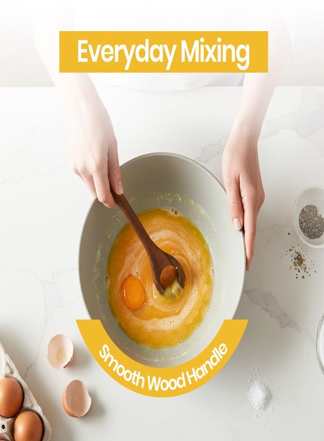 Eggssentials - Natural Wooden Dough Whisk for Sourdough Bread Baking – Danish Dough Whisk, Bread Whisk Mixing Tool for Dough & Batter – Sourdough Tools, Bread Making Supplies - Image 5