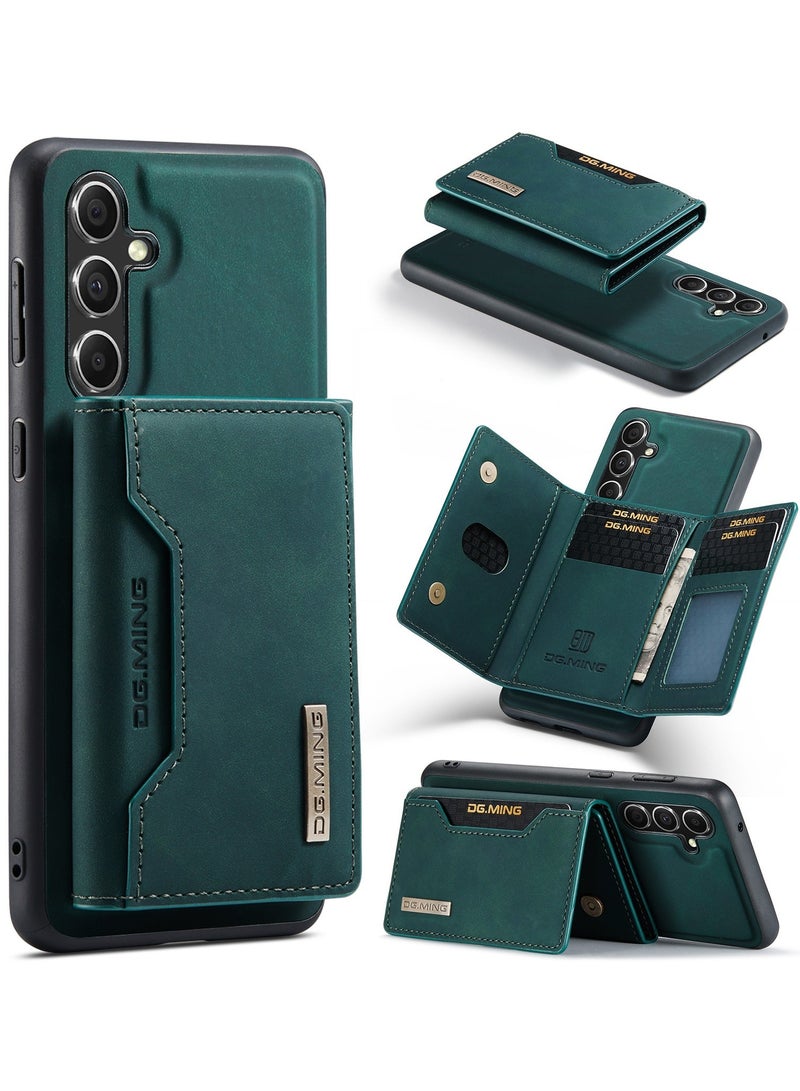 Dg Ming For Samsung Galaxy S23 FE Wallet Case, 2-in-1 Removable PU Leather Magnetic Protective Back Cover, with Slim Flit Pocket Card Holder Mobile Phone Case - Image 1