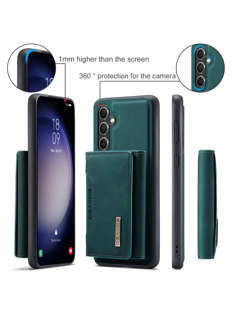 Dg Ming For Samsung Galaxy S23 FE Wallet Case, 2-in-1 Removable PU Leather Magnetic Protective Back Cover, with Slim Flit Pocket Card Holder Mobile Phone Case - Image 3