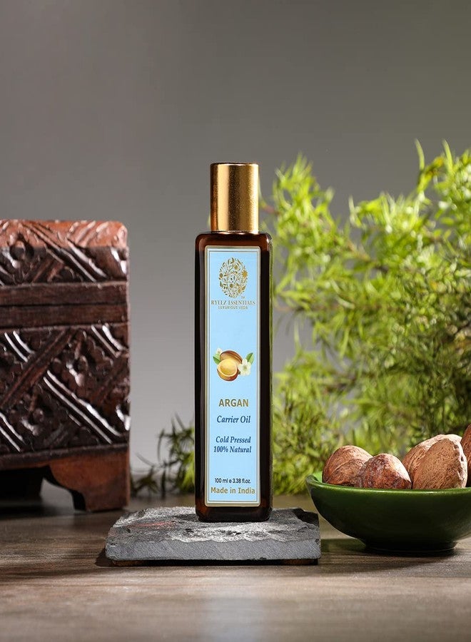 RYLLZ ESSENTIALS Argan Carrier Oil | For Frizzy, Dry & thin, Hair Growth, Hair Fall Control | Light Oil for styling | 100% Pure & Natural | Cold Pressed & Extra Virgin | 100ml - Image 2