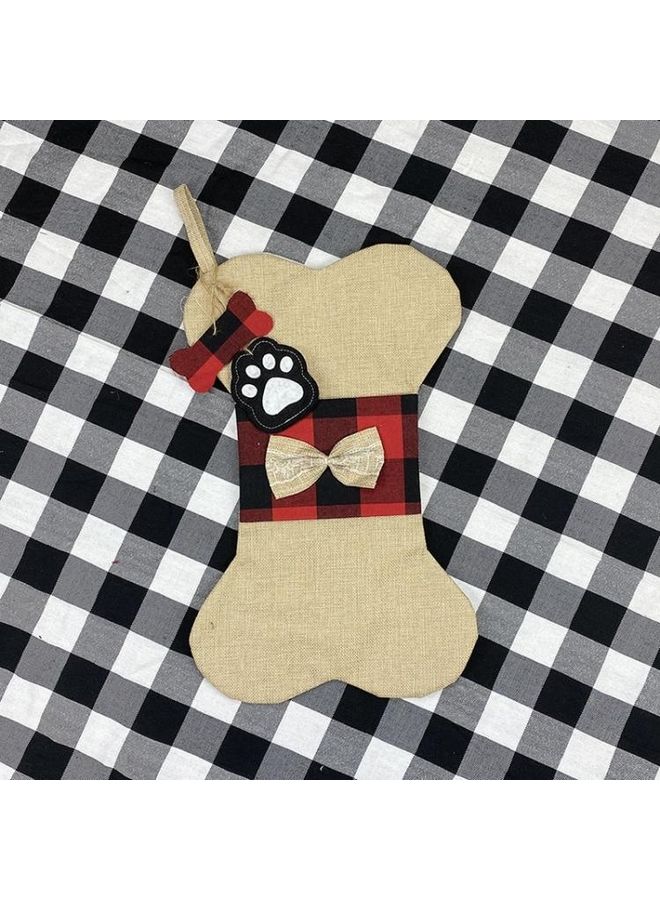NIBEMINENT Decorations Socks Bones Pets Pendant Gift Bag Multicolour - Image 2