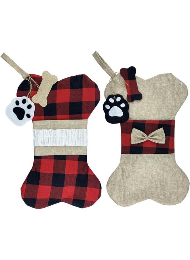 NIBEMINENT Decorations Socks Bones Pets Pendant Gift Bag Multicolour - Image 4