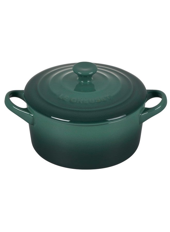 Le Creuset Le Creuset Stoneware Set of 4 Mini Cocottes with Cookbook, 8 oz. each, Artichaut  - Image 3