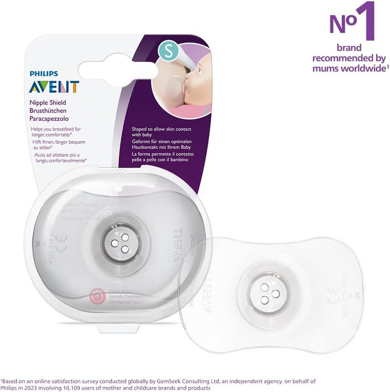 Avent Philips Nipple Shield Small | No.1 Brand Recommended By Moms Worldwide - Image 2
