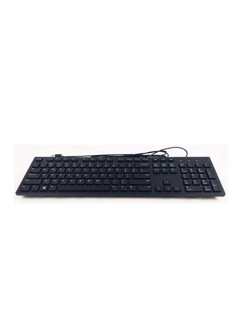 Wired USB Keyboard for Desktop and Laptop – Model KB216, Black