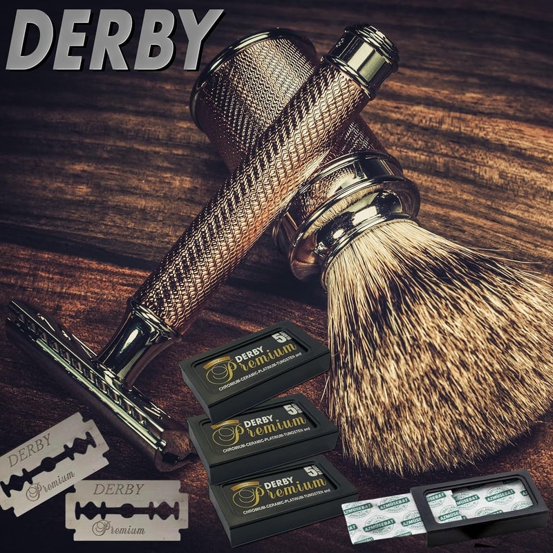 Derby Premium Double Edge Razor Blades, 100 Count - Image 2