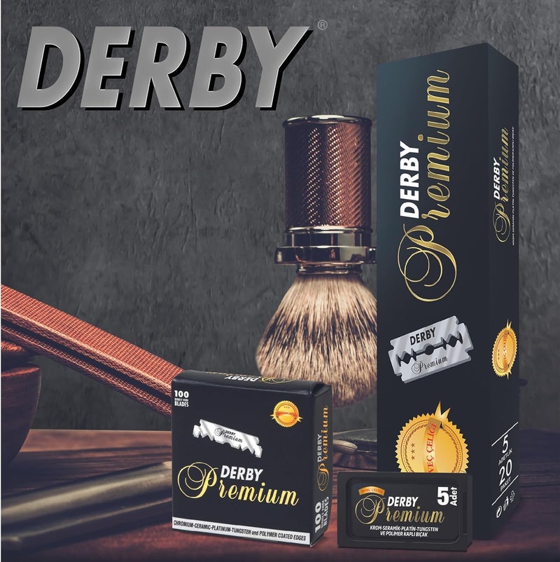 Derby Premium Double Edge Razor Blades, 100 Count - Image 3
