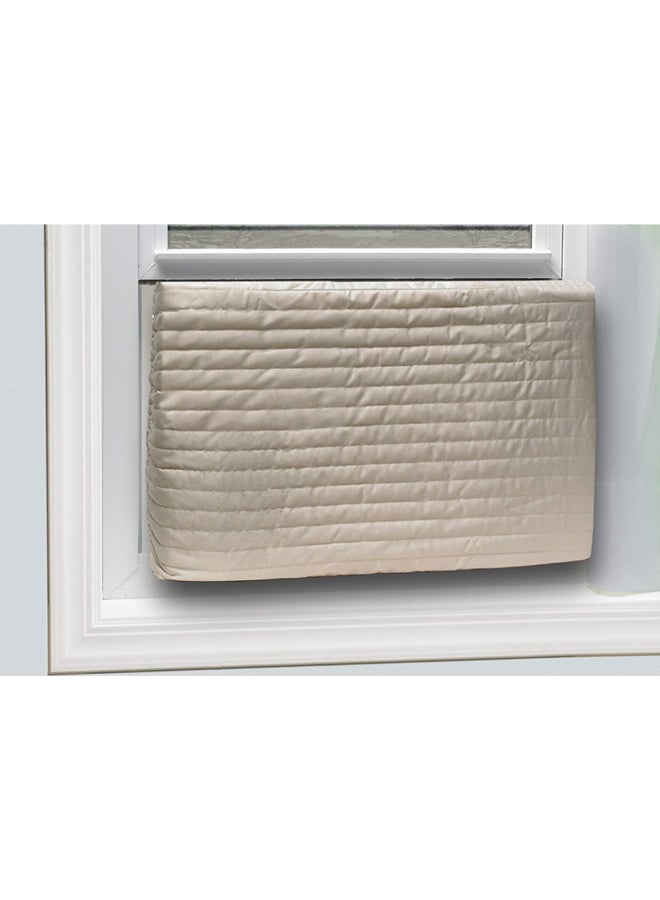 فروست كينج غطاء مكيف شباك داخلي مبطّن بيج 20 × 28 بوصة AC11H - Image 3