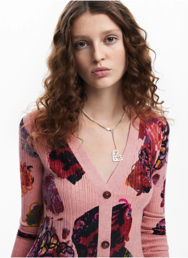 DESIGUAL Midi Knit Dress M. Christian Lacroix