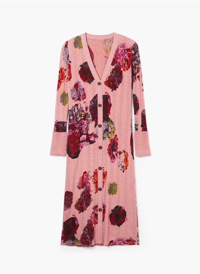 DESIGUAL Midi Knit Dress M. Christian Lacroix