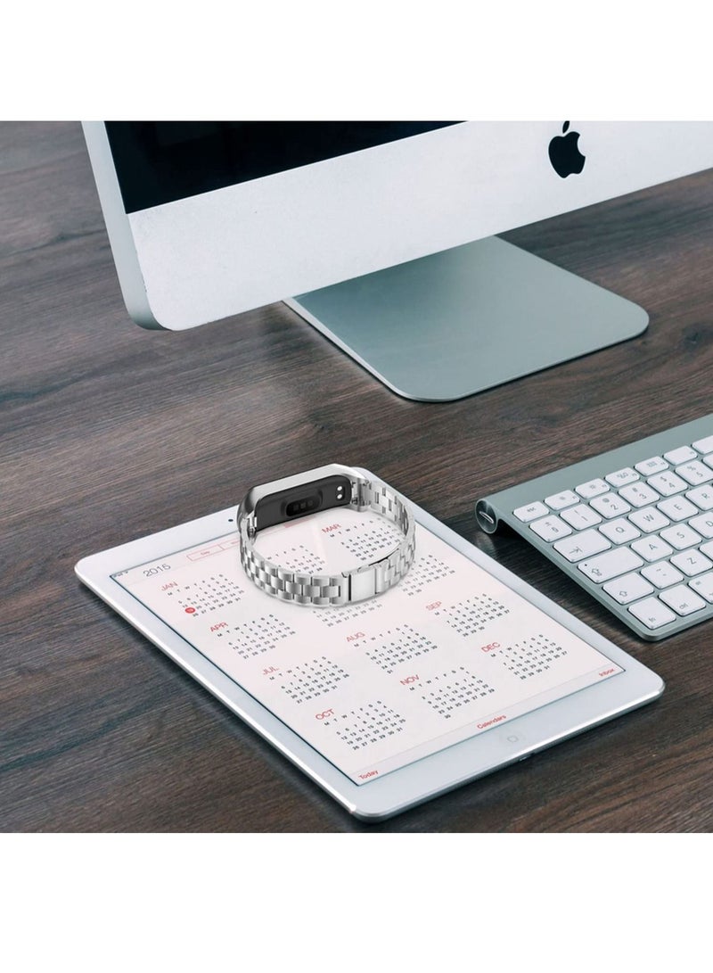 Wristband Bracelet for Samsung Galaxy Fit 2 Stainless Steel Strap for Galaxy Fit2 R220 Watch Metal Band Strap Accessories - Image 5