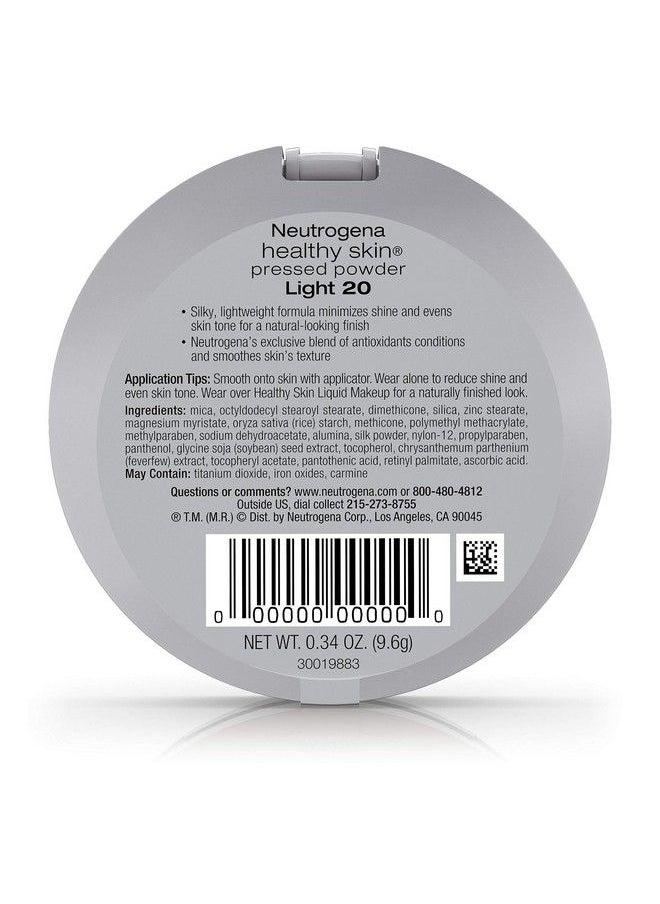 Neutrogena Healthy Skin Pressed Powder Spf 20 Light 20  - Image 3