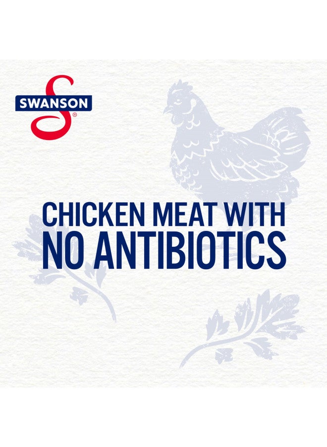 Swanson White and Dark Premium Chunk Canned Chicken Breast in Water, Fully Cooked Chicken, 9.75 OZ Can (Case of 12) - Image 2