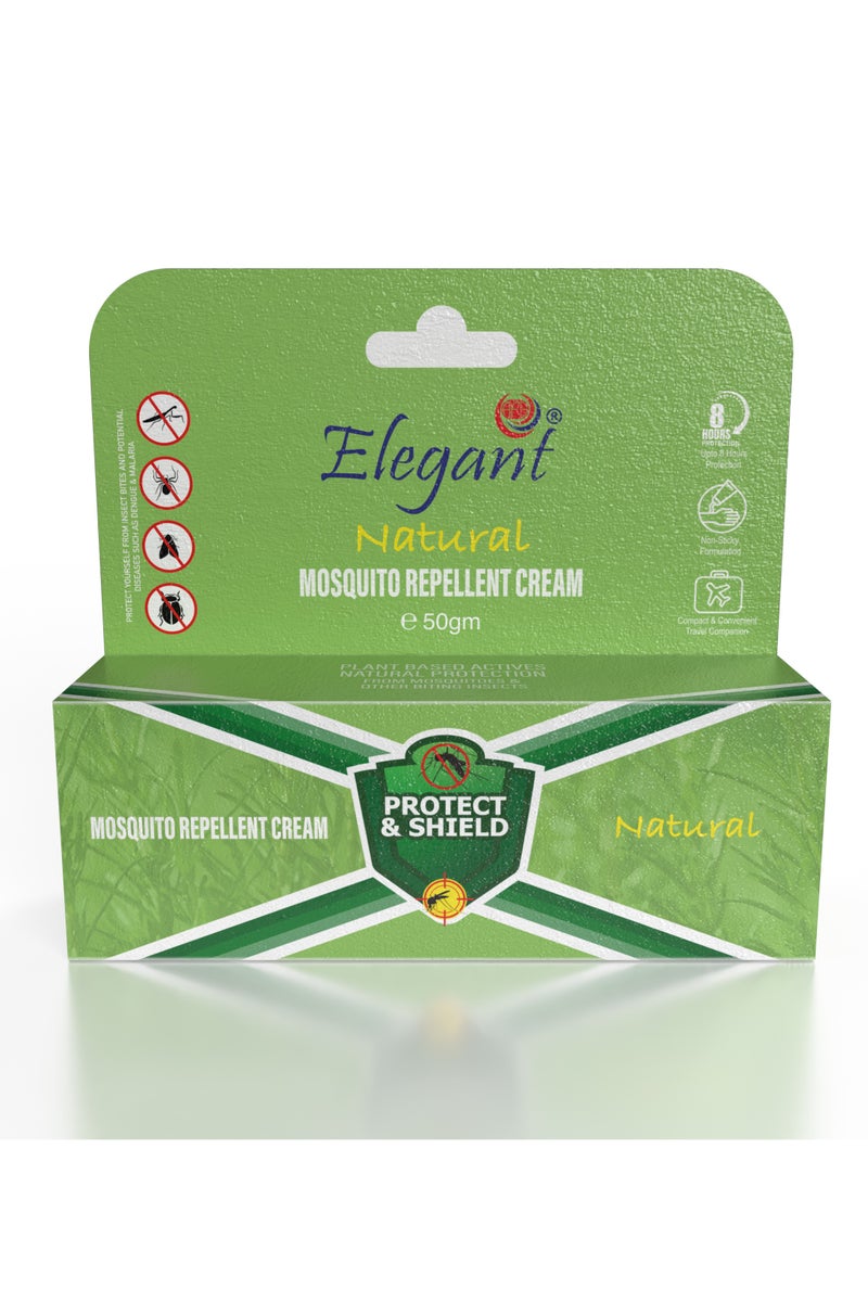 AFS Elegant Natural Mosquito Repellant Cream 50g – All Natural, Deet-Free Repellent Cream Repels Ticks & Insects  - Image 4