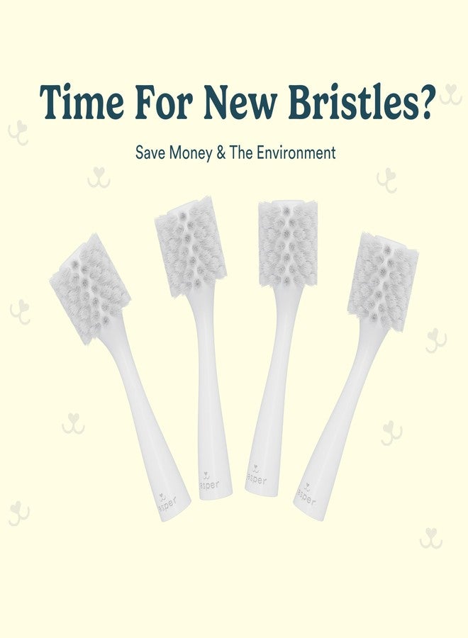 Jasper 4 Pack Replacement Brush Heads for Macrobrush 360° - Dog Toothbrush Kit for Dog Teeth Cleaning for Medium to Large Dogs, Pet Toothbrush to Keep Dog Teeth Clean & Dog Breath Fresh - Image 3