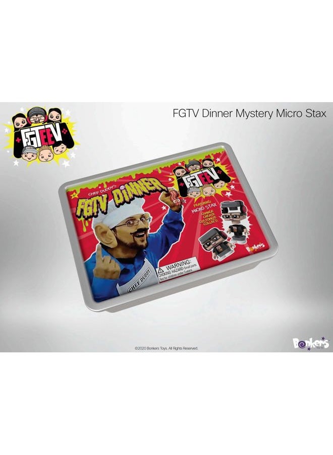 FGTeeV – Chef Duddy Dinner - Filled with Surprises Including Gurkey Turkey Gravy Putty, and 4 Food-Themed Micro STAX Figures – Change, Create, Customize, Collect - Image 3
