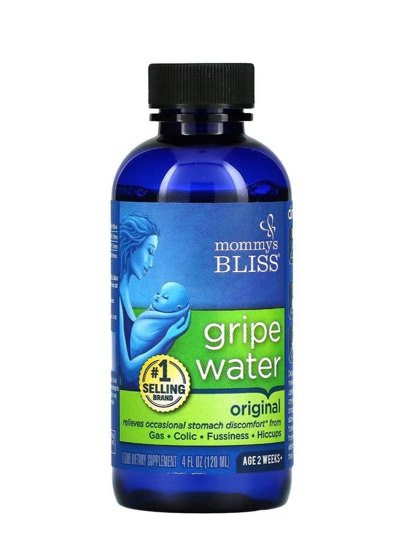 Mommy's Bliss Gripe Water Original Age 2 Weeks+ 4 fl oz (120 ml) - Image 2