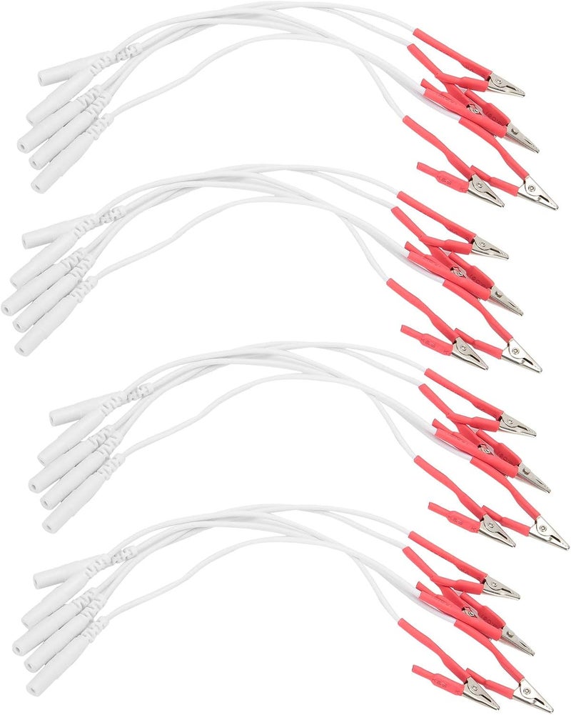klarako 20pcs / Bag TENS Wire Cable, Clip Electrode Wires Cable for TENS Unit Physiotherapy Machine - Image 1