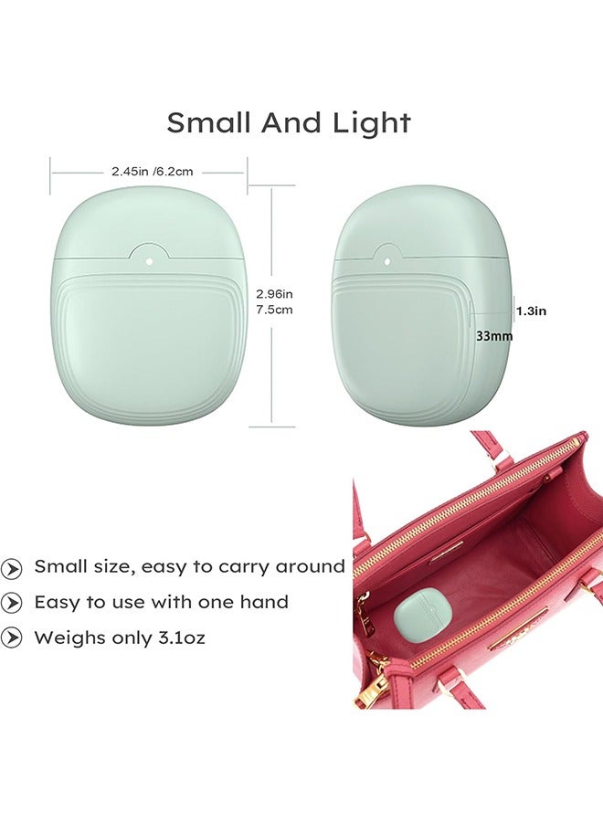 Electric Safety Nail Clipper with LED Light with Nail Scraps Storage, USB Rechargeable Safety Fingernail Trimmer for Newborn, Infant, Baby, Toddler, Kids, Adult and Seniors, Green - Image 5